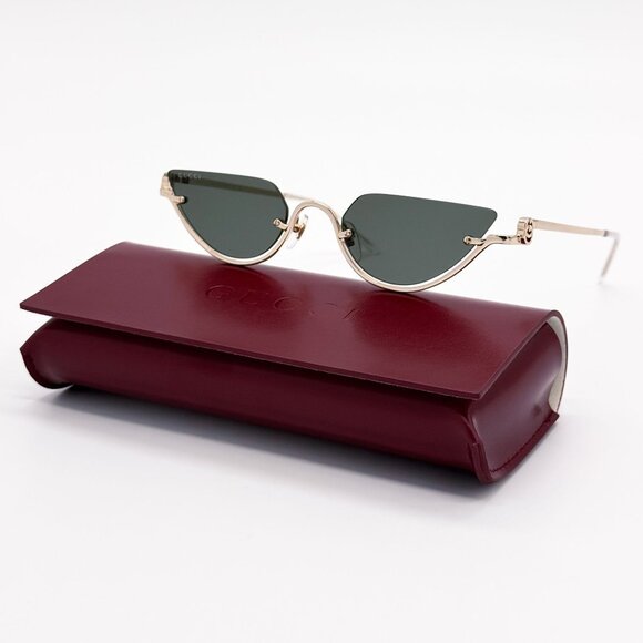 NEW GUCCI SUNGLASSES GOLD WOMEN CAT EYE EYEWEAR GUCCI GG1603S 001 main image 9